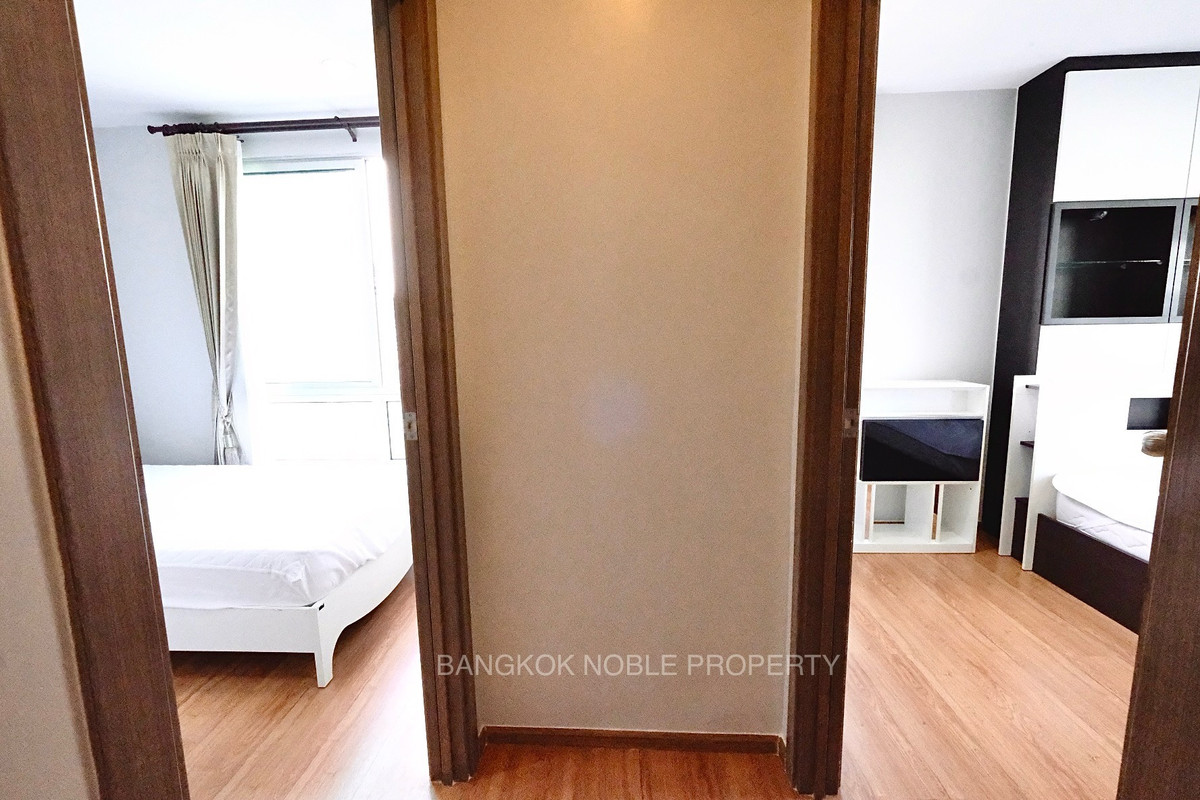 CondoOnnut, Udomsuk : For sale/rent The Base Sukhumvit 77 Condo (Condo The Base Sukhumvit 77) 2 bedrooms (Corner Unit) 14th floor, Building B, size 57.32 sq m.