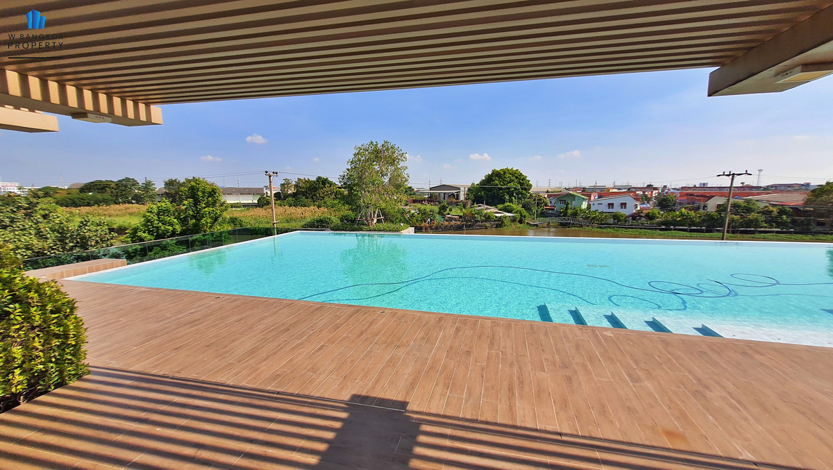 ขายบ้านบางนา แบริ่ง ลาซาล : **Hot Deal** ขายบ้านเดี่ยว บุราสิริ บางนา ก.ม. 26 แปลงริมน้ำ แบบบ้านใหญ่สุด 5 ห้องนอน 5 ห้องน้ำ 3 ที่จอดรถ 337 ตรม. บนที่ดิน 96.7 ตรว.