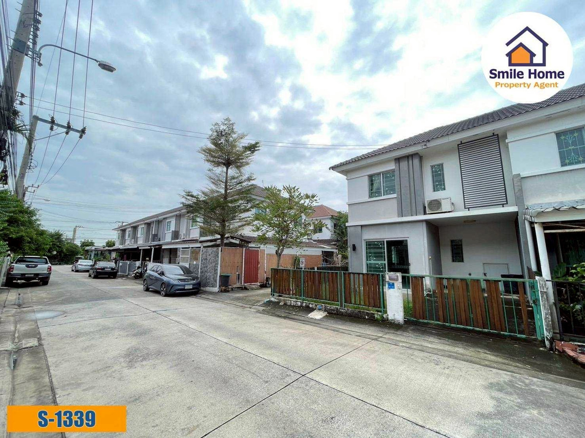 ขายทาวน์โฮมลาดกระบัง สุวรรณภูมิ : ขายทาวน์เฮาส์ พฤกษา86/1 ลาดกระบัง-สุวรรณภูมิ หลังริมต้นโครงการ