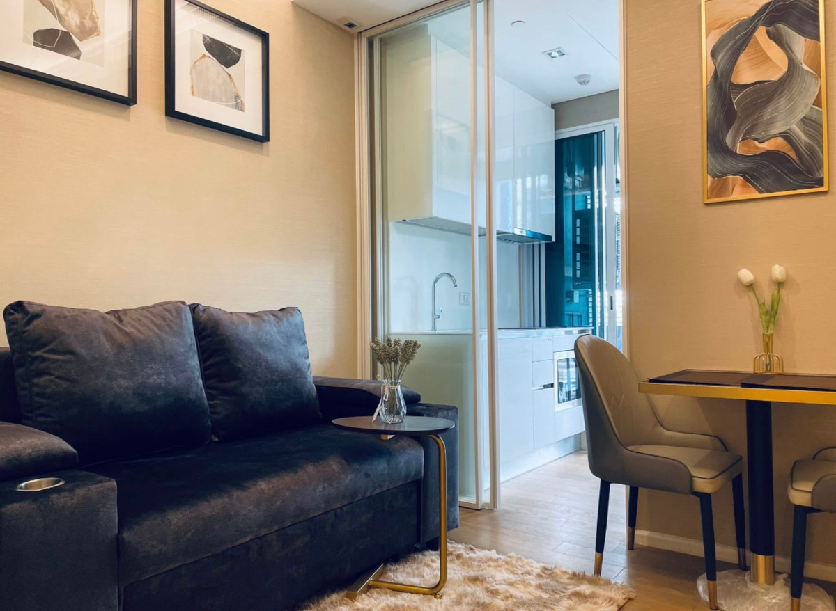 For RentCondoLadprao, Central Ladprao : For rent 📍 The Saint Residences 📍 Fully furnished and equipped, near BTS Ha Yaek Lat Phrao