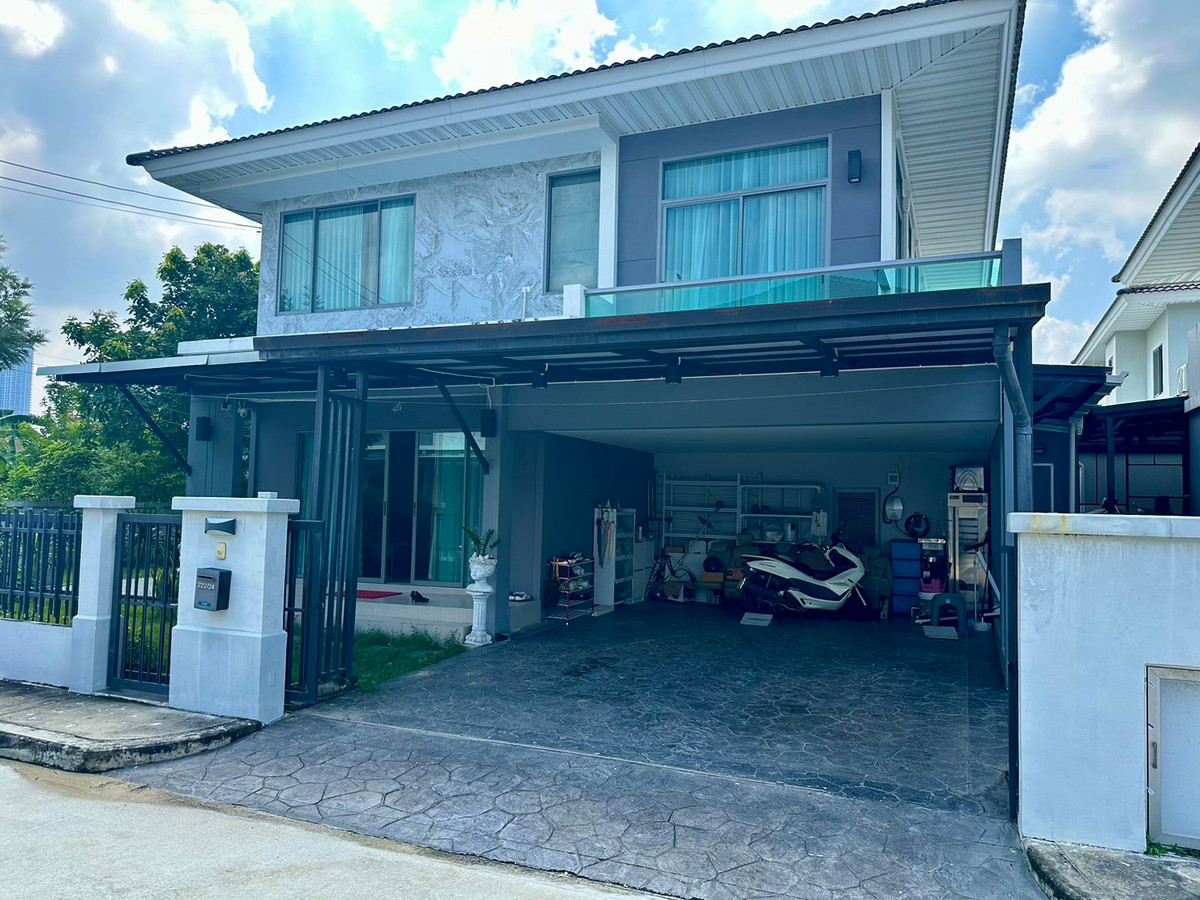 For SaleHouseNonthaburi, Bang Yai, Bangbuathong : Single house for sale, Perfect Place Rattanathibet-Sai Ma Station, 6 bedrooms, 3 bathrooms, 2 parking spaces, area 134 square meters.
