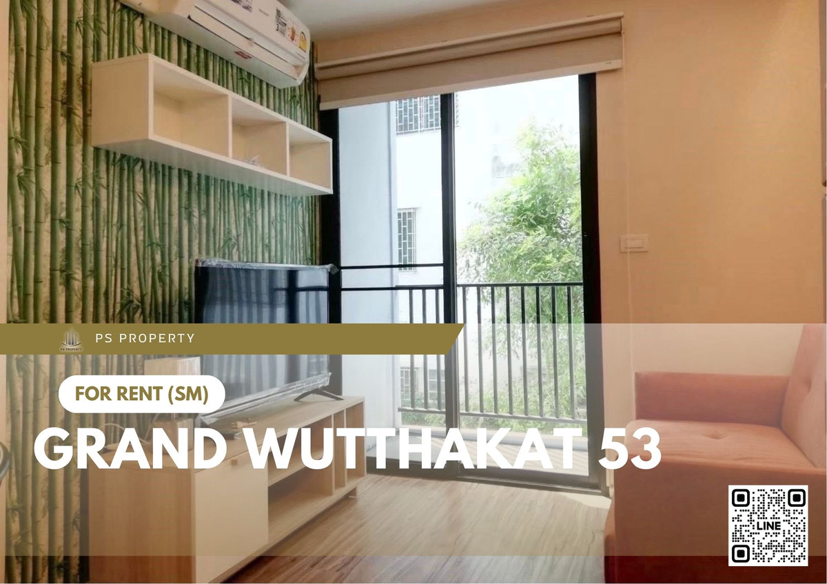 For RentCondoThaphra, Talat Phlu, Wutthakat : For rent ✨ Grand Condominium Wutthakat 53 ✨ Fully furnished and equipped, near BTS Wutthakat