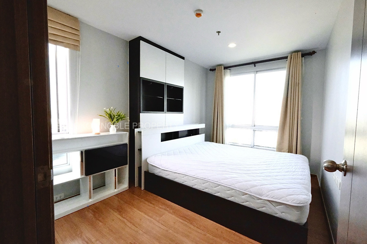 CondoOnnut, Udomsuk : For sale/rent The Base Sukhumvit 77 Condo (Condo The Base Sukhumvit 77) 2 bedrooms (Corner Unit) 14th floor, Building B, size 57.32 sq m.
