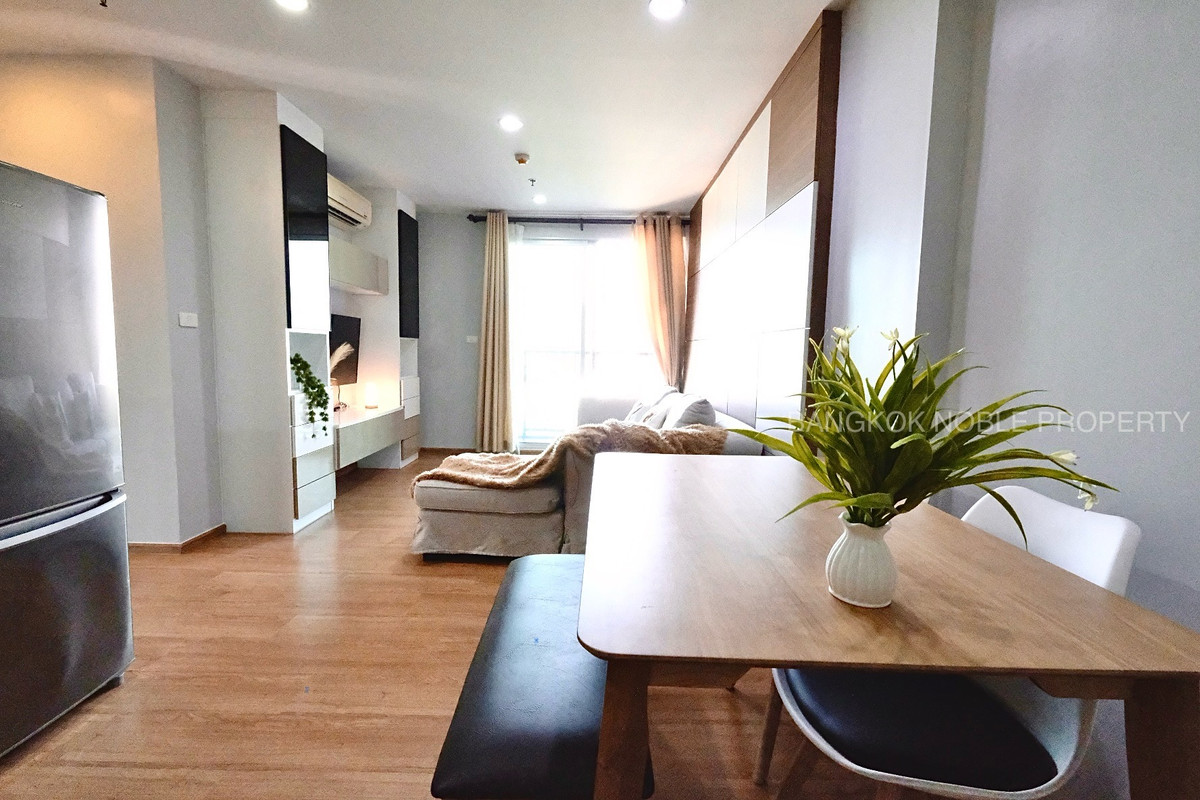 CondoOnnut, Udomsuk : For sale/rent The Base Sukhumvit 77 Condo (Condo The Base Sukhumvit 77) 2 bedrooms (Corner Unit) 14th floor, Building B, size 57.32 sq m.