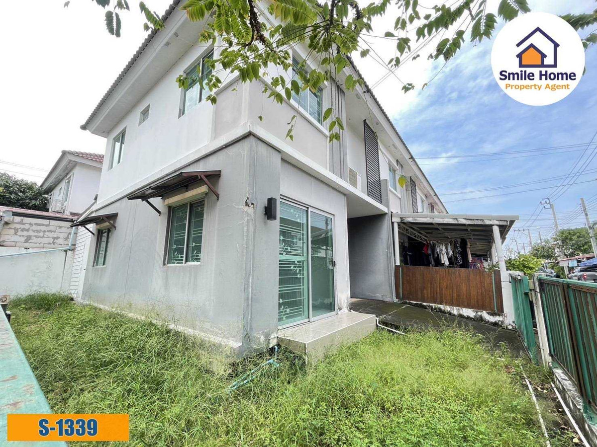 ขายทาวน์โฮมลาดกระบัง สุวรรณภูมิ : ขายทาวน์เฮาส์ พฤกษา86/1 ลาดกระบัง-สุวรรณภูมิ หลังริมต้นโครงการ