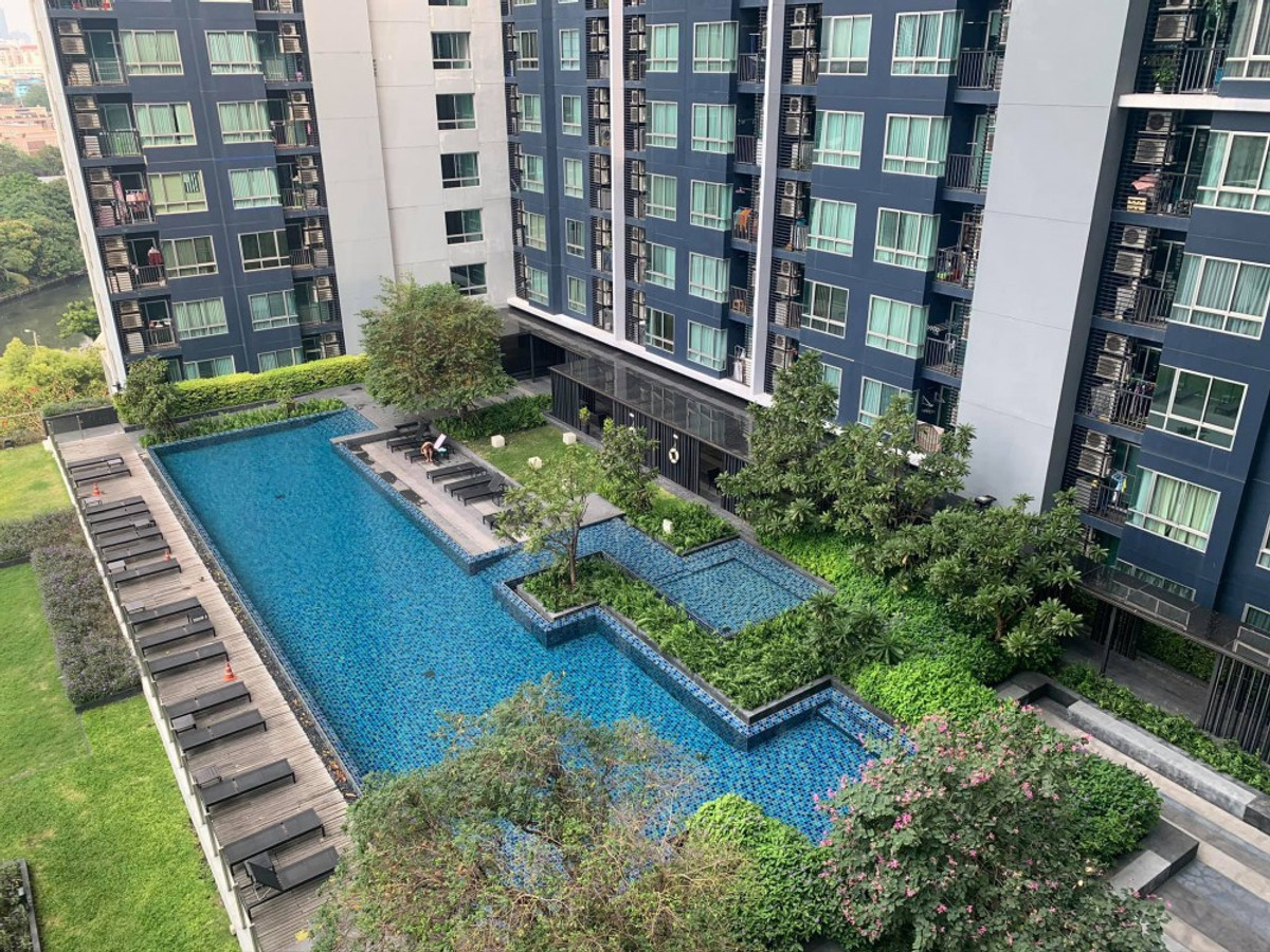 CondoOnnut, Udomsuk : For sale/rent The Base Sukhumvit 77 Condo (Condo The Base Sukhumvit 77) 2 bedrooms (Corner Unit) 14th floor, Building B, size 57.32 sq m.