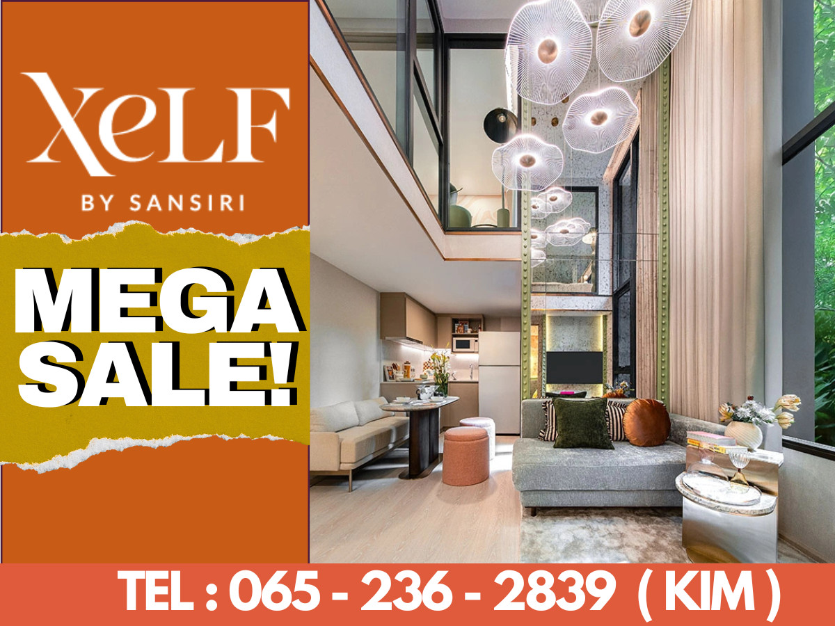 For SaleCondoKhlongtoei, Kluaynamthai : 𝗫𝗘𝗟𝗙 𝗯𝘆 𝗦𝗮𝗻𝘀𝗶𝗿𝗶 — A new condominium near BTS Thong Lo with a special promotion Loft units starting from 6 MB 📱065-236-2839