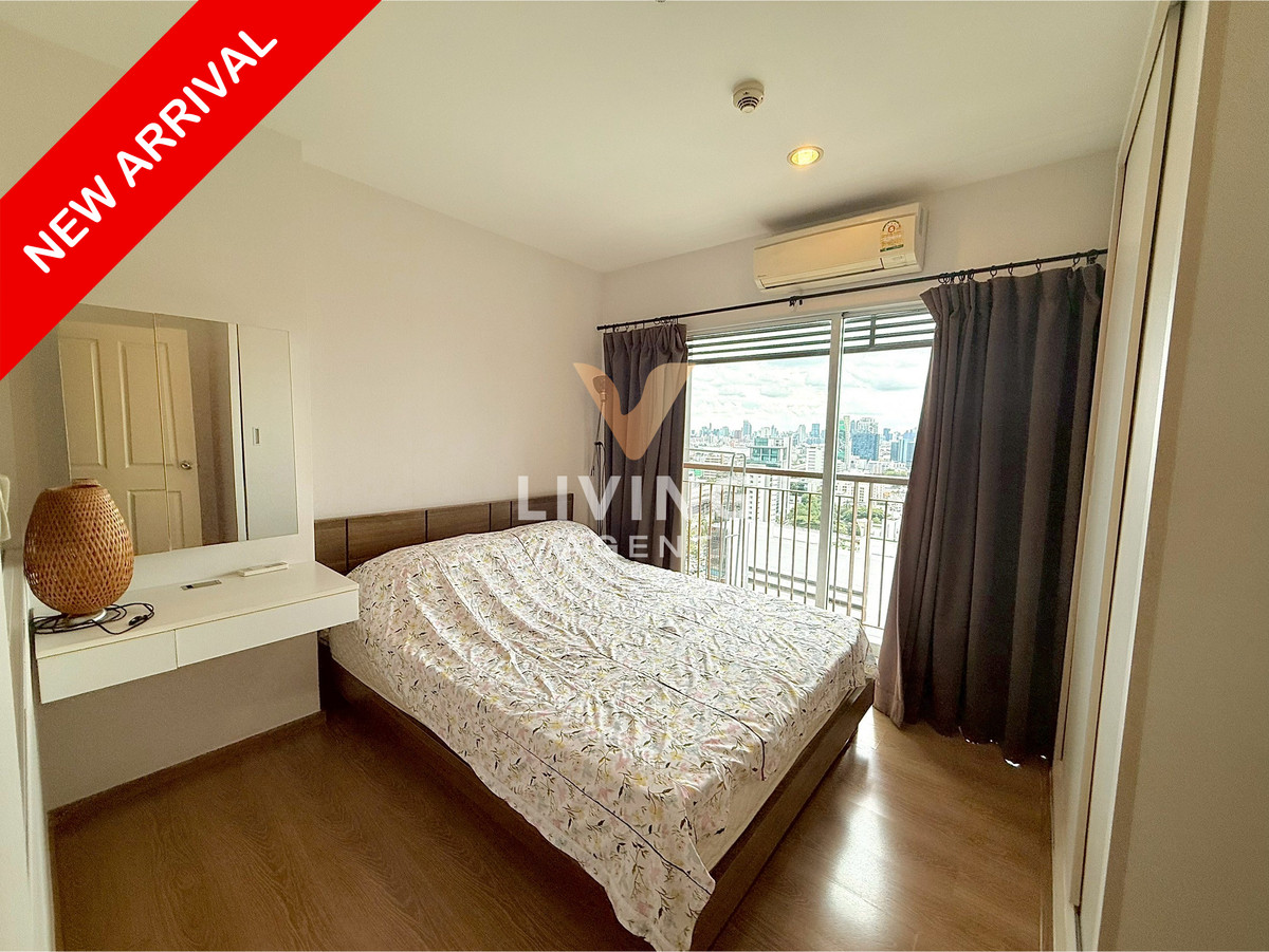 For RentCondoLadprao, Central Ladprao : Condo for rent SYM Vibha – Lat Phrao, 35 sq m, 1 bedroom, 1 bathroom, unblocked view, no blocking buildings, no cracks.