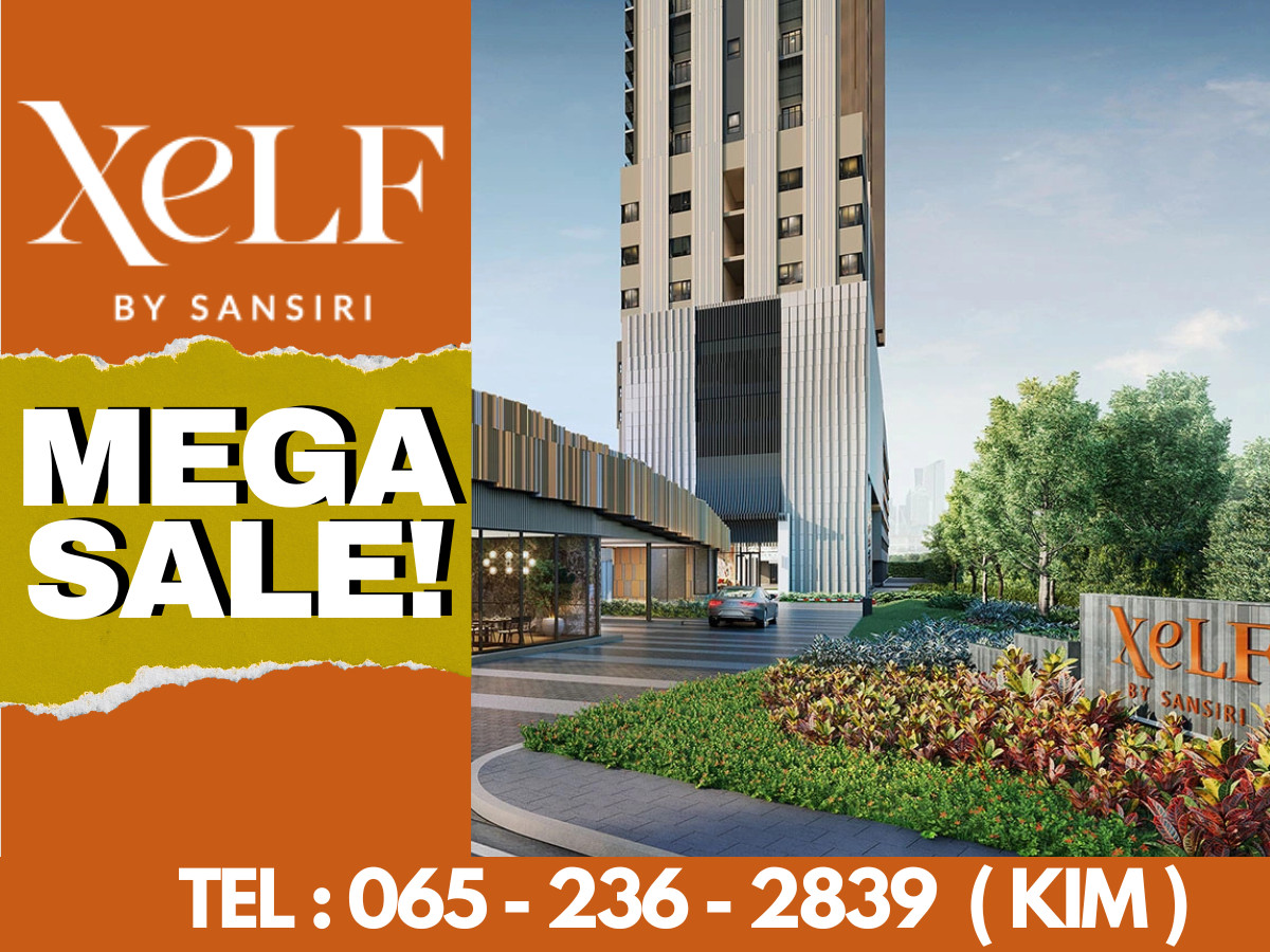 For SaleCondoKhlongtoei, Kluaynamthai : 𝗫𝗘𝗟𝗙 by Sansiri New condominium near BTS Thonglor with special promotions! 1-Bedroom units starting from 2.89 MB* 📱065-236-2839