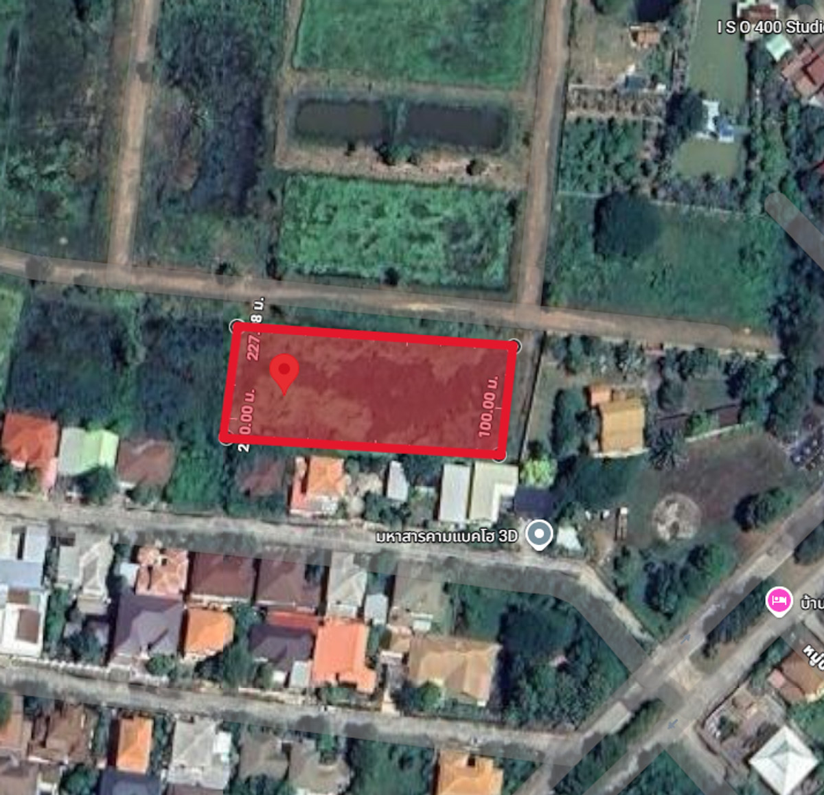 ขายที่ดินมหาสารคาม : ขายที่ดินเปล่า 2 ไร่ 2 งาน 2 ตารางวา ถนนโยธาธิการและผังเมือง เขตเทศบาลเมืองมหาสารคาม