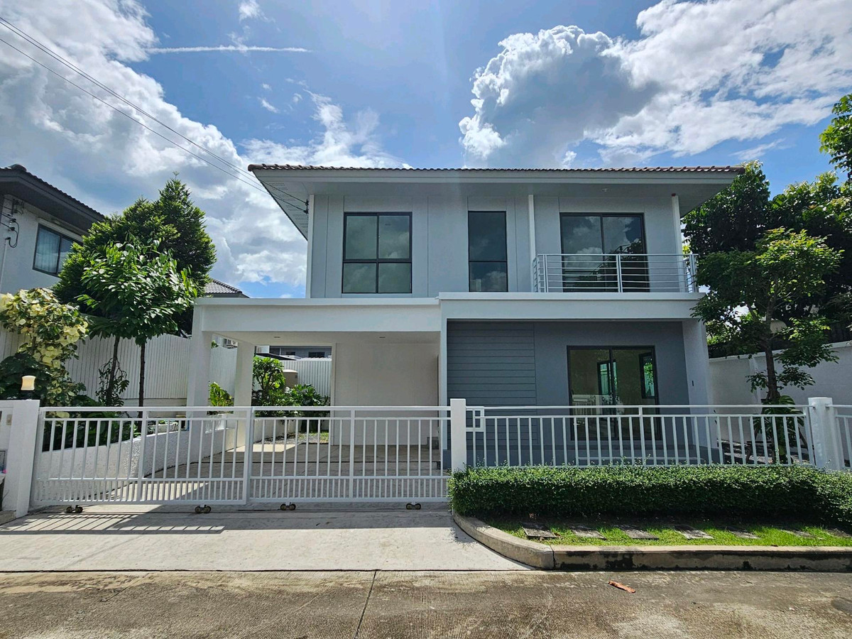 For SaleHouseNawamin, Ramindra : For sale cheap 🎉 5.49 million, detached house, Pave Ramintra-Wongwaen, 55 sq m, corner house, beautiful house, ready to move in ☎️ 094-429-7915 (Ple)