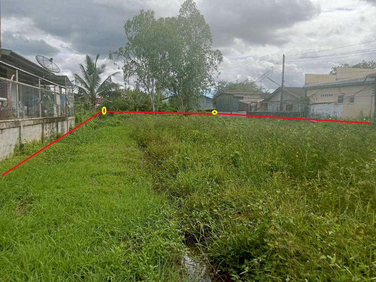 ขายที่ดินอุดรธานี : ขายที่ดินเปล่า 3 งาน 20 ตารางวา  อ.กุมภวาปี ติดถนน ทำเลสวย เหมาะลงทุนทำกิจการ   ใกล้ธนาคาร สำนังานขนส่ง