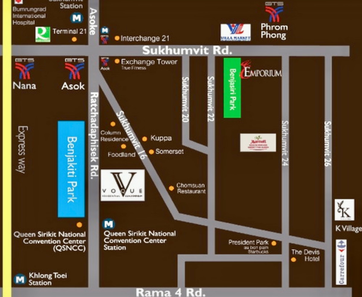 For RentCondoSukhumvit, Asoke, Thonglor : For Rent: Voque Sukhumvit 16 | 1-Bedroom 57 SQ.M. | Near BTS Asoke & MRT Sukhumvit | Fully Furnished | Ready to Move In