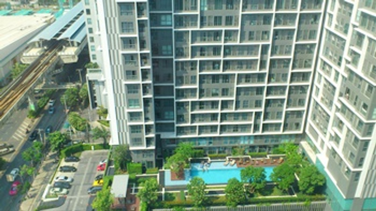 For RentCondoOnnut, Udomsuk : P-2211 Room ready to move in, near BTS On Nut, high floor, Ideo mobi sukhumvit 81