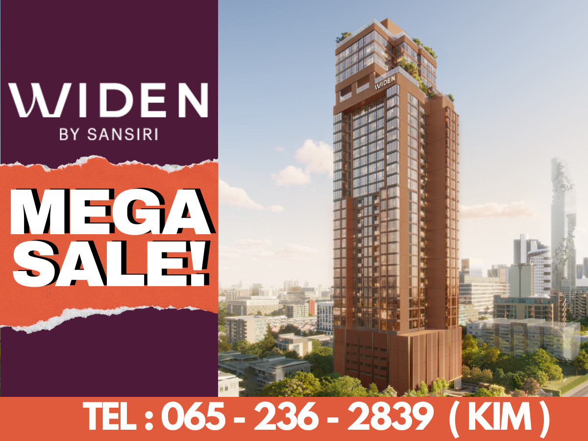 For SaleCondoRama3 (Riverside),Satupadit : 𝗪𝗜𝗗𝗘𝗡 by Sansiri Pet-friendly condominium in the heart of Rama III Starting from *8.9 MB 📱 065-236-2839