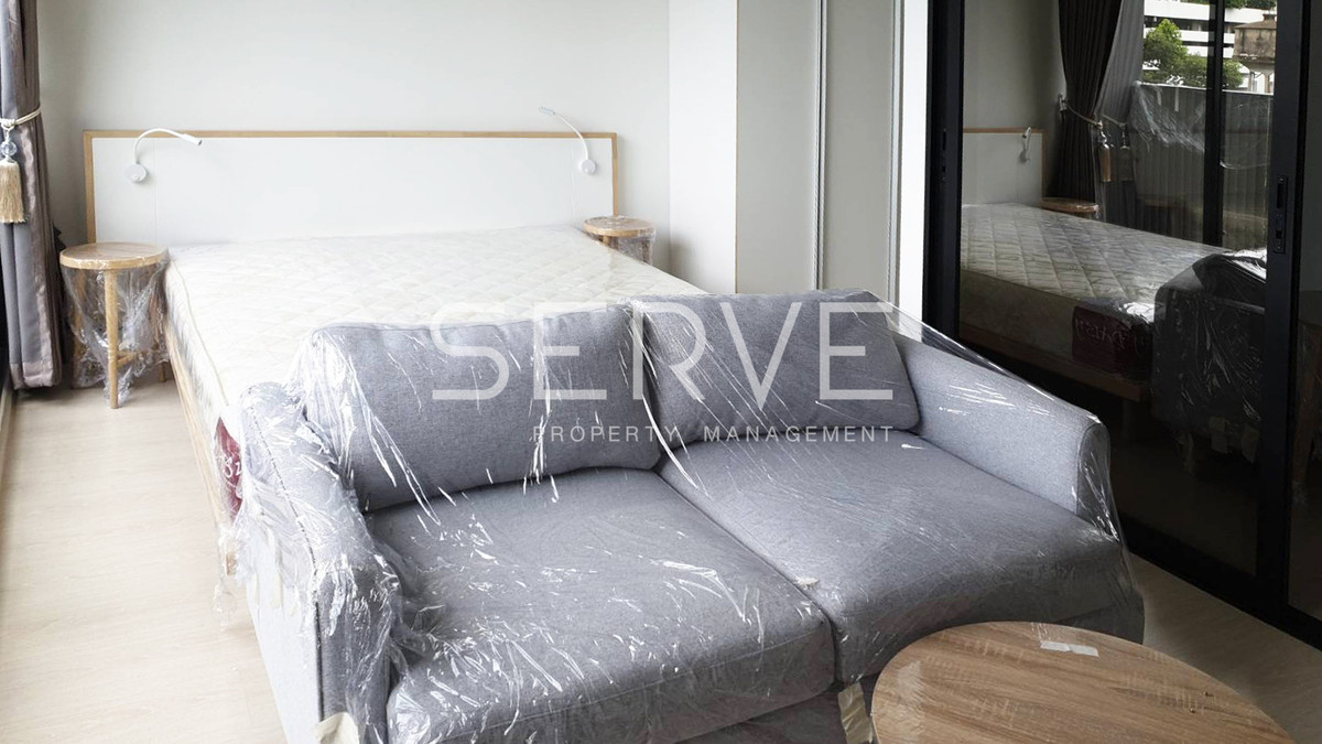 For RentCondoSukhumvit, Asoke, Thonglor : 🔥Homey Style Studio 27.24 sq.m. New Condo Close to BTS Ekkamai station 350 m. at Noble Ambience Sukhumvit 42 Condo / Condo For Rent
