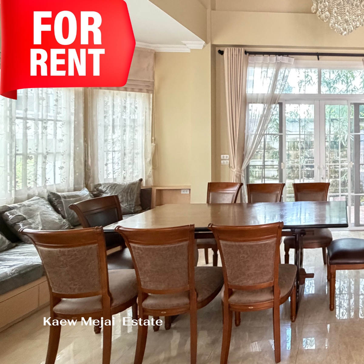 ให้เช่าบ้านบางนา แบริ่ง ลาซาล : Fantasia Villa4 Bangna บ้านใหญ่ ฟังก์ชันครบ เหมาะสำหรับอยู่เองหรือทำโฮมออฟฟิศ ทำเลดีมาก ใกล้ทางด่วน / Mega Bangna / โรงเรียนนานาชาติ