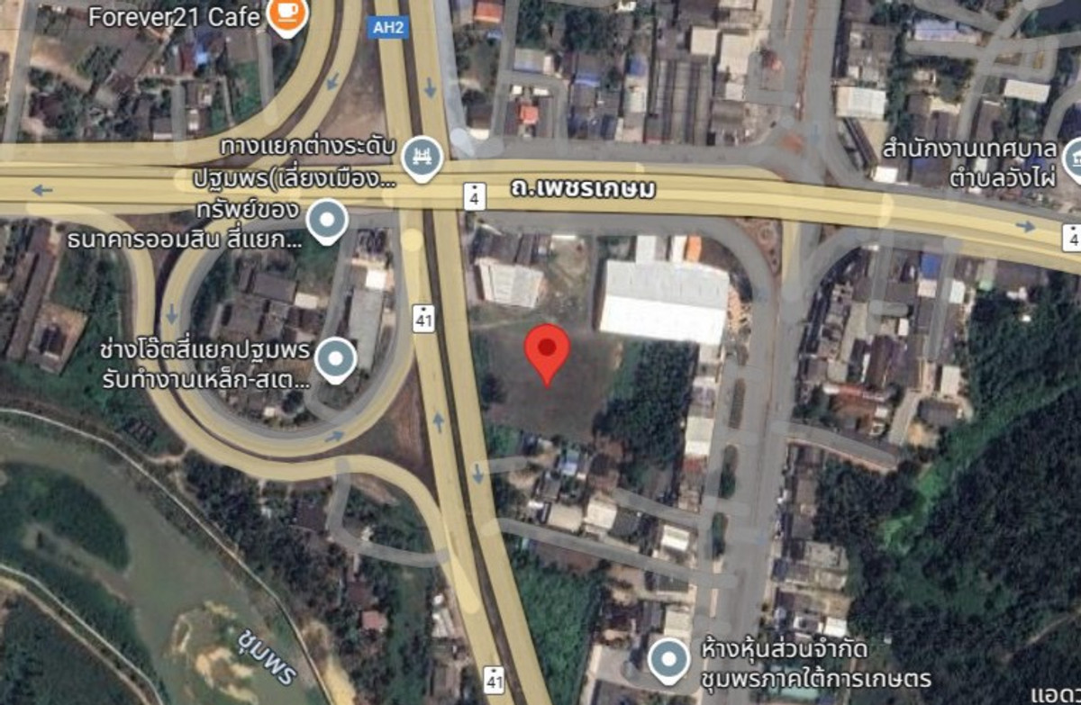 ขายที่ดินชุมพร : ขายที่ดินเปล่า ถมแล้ว 4 ไร่ 1 งาน 69.3 ตร.ว. ติดถนนใหญ่ ใกล้ อบต.วังไผ่ สี่แยกปฐมพร อ.เมือง จ.ชุมพร