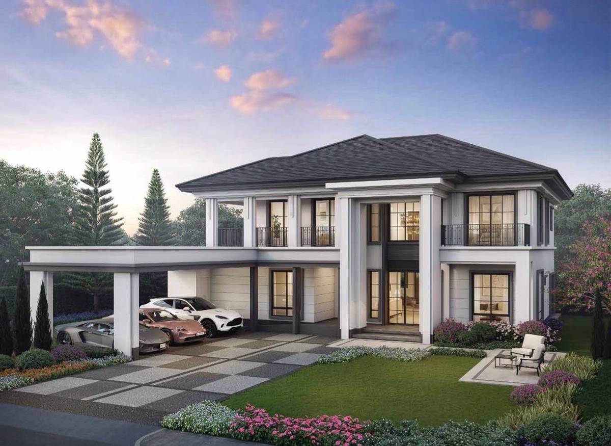 For SaleHousePathum Thani,Rangsit, Thammasat : 🏆𝐒𝐔𝐏𝐄𝐑 𝐃𝐄𝐀𝐋🥇𝐒𝐞𝐭𝐭𝐡𝐚𝐬𝐢𝐫𝐢 𝐊𝐫𝐮𝐧𝐠𝐭𝐡𝐞𝐩- 𝐏𝐚𝐭𝐡𝐮𝐦𝐭𝐡𝐚𝐧𝐢 𝟐 | Luxurious detached house from Sansiri, next to a golf course, large land 60 sq m, starting at 𝟏𝟐 million*