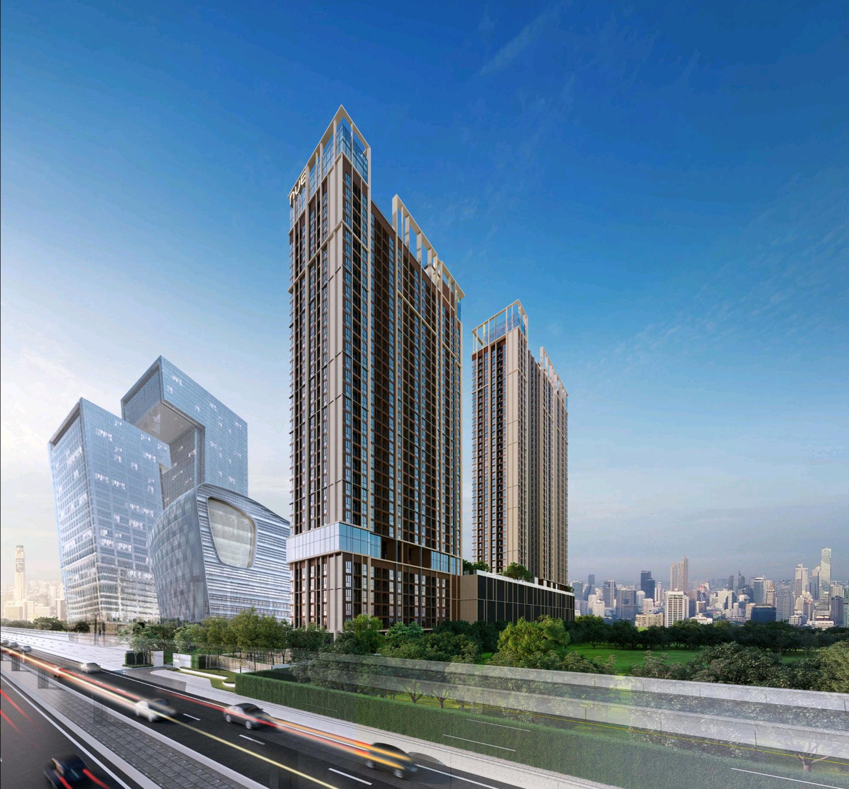 ขายดาวน์คอนโดพระราม 9 เพชรบุรีตัดใหม่ RCA : 🔥ขายดาวน์🔥โนเบิล นิว ดิสทริค อาร์ไนน์ ชั้น24 คอนโดใหม่ติดรถไฟฟ้าและห้าง Central ใจกลางพระราม 9