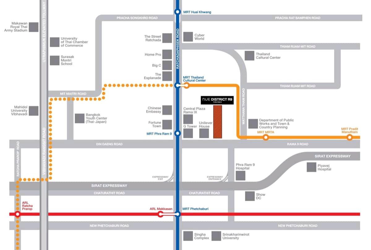ขายดาวน์คอนโดพระราม 9 เพชรบุรีตัดใหม่ RCA : ขาดทุนกว่าแสน ขายดาวน์โนเบิล นิว ดิสทริค R9 ชั้น24 พระราม9 ติดรถไฟฟ้าและห้างCentral
