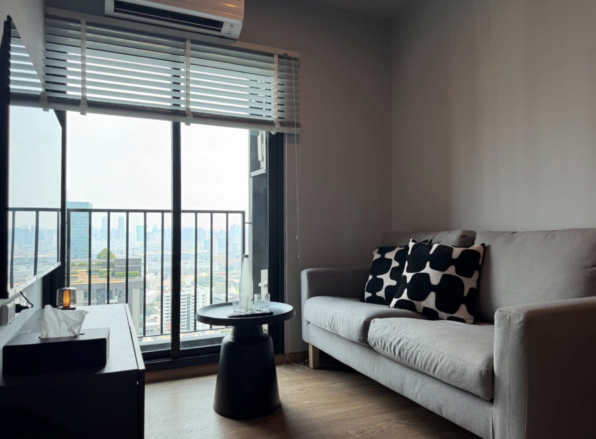 For RentCondoAri,Anusaowaree : ★ Nue Evo Ari ★ 34 sq m., 34th floor (1 bedroom, 1 bathroom), ★ near BTS Ari ★ near Community, La Villa Ari, GUMP's Ari ★ many amenities ★ complete electrical appliances ★