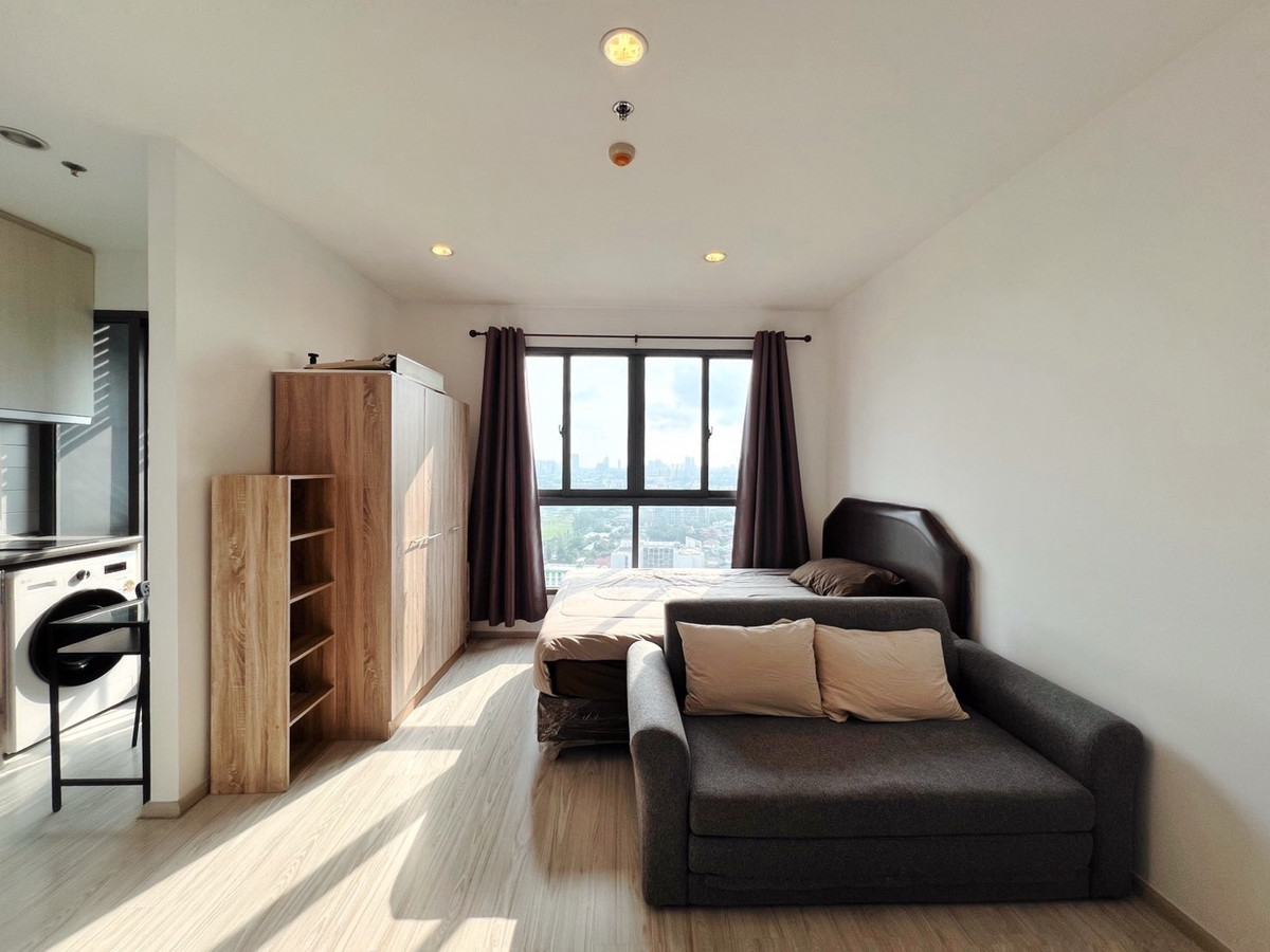 ให้เช่าคอนโดบางนา แบริ่ง ลาซาล : 🔥 [ ให้เช่า ]  - Ideo Mobi Eastgate ห้องสตูดิโอชั้นสูง เฟอร์ครบ พร้อมอยู่ ติด BTS บางนา ใกล้ BITEC เพียง 9,700!! 👍 (English Below) LC0076