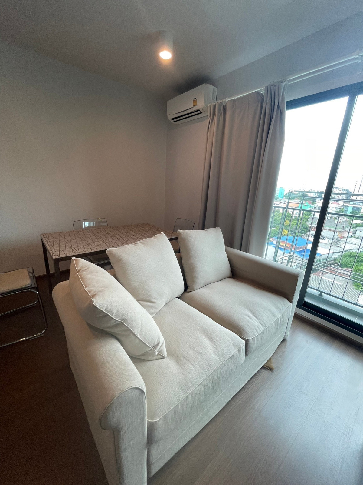 For RentCondoRatchadapisek, Huaikwang, Suttisan : Beautiful room, beautiful view, for rent, 2 bedrooms, 2 bathrooms, Ideo Ratchada Sutthisan.