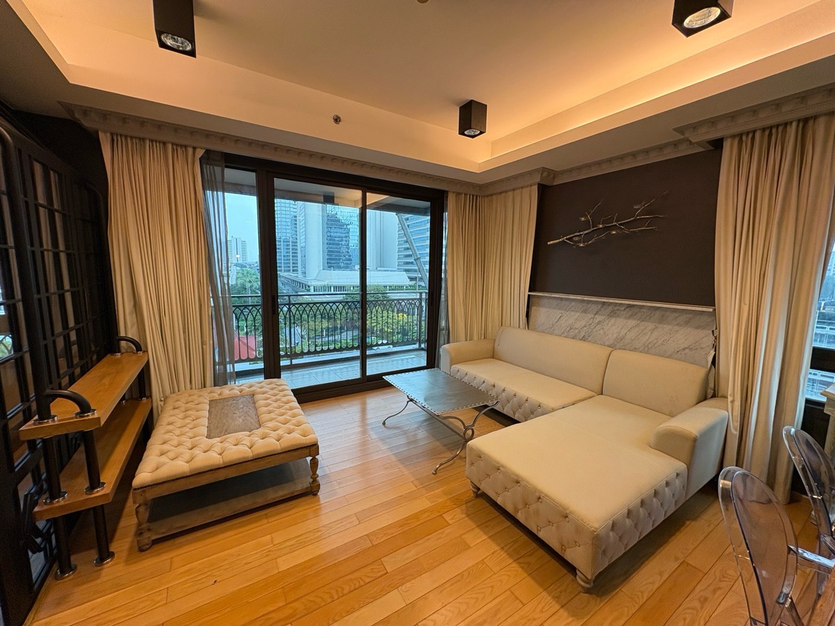 ให้เช่าคอนโดวิทยุ ชิดลม หลังสวน : 🔥Rent 104sqm🔥1bed 1study room 2bath🔥Floor7🔥60,000/month🔥