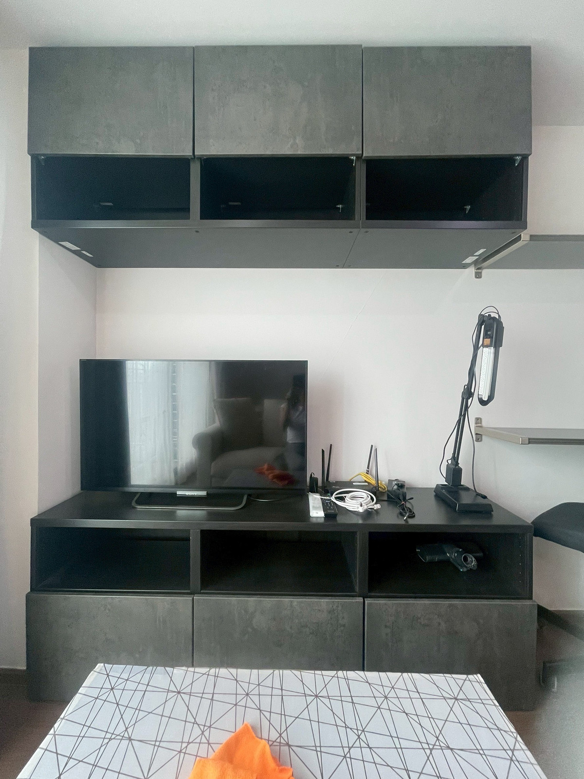 For RentCondoRatchadapisek, Huaikwang, Suttisan : Beautiful room, beautiful view, for rent, 2 bedrooms, 2 bathrooms, Ideo Ratchada Sutthisan.