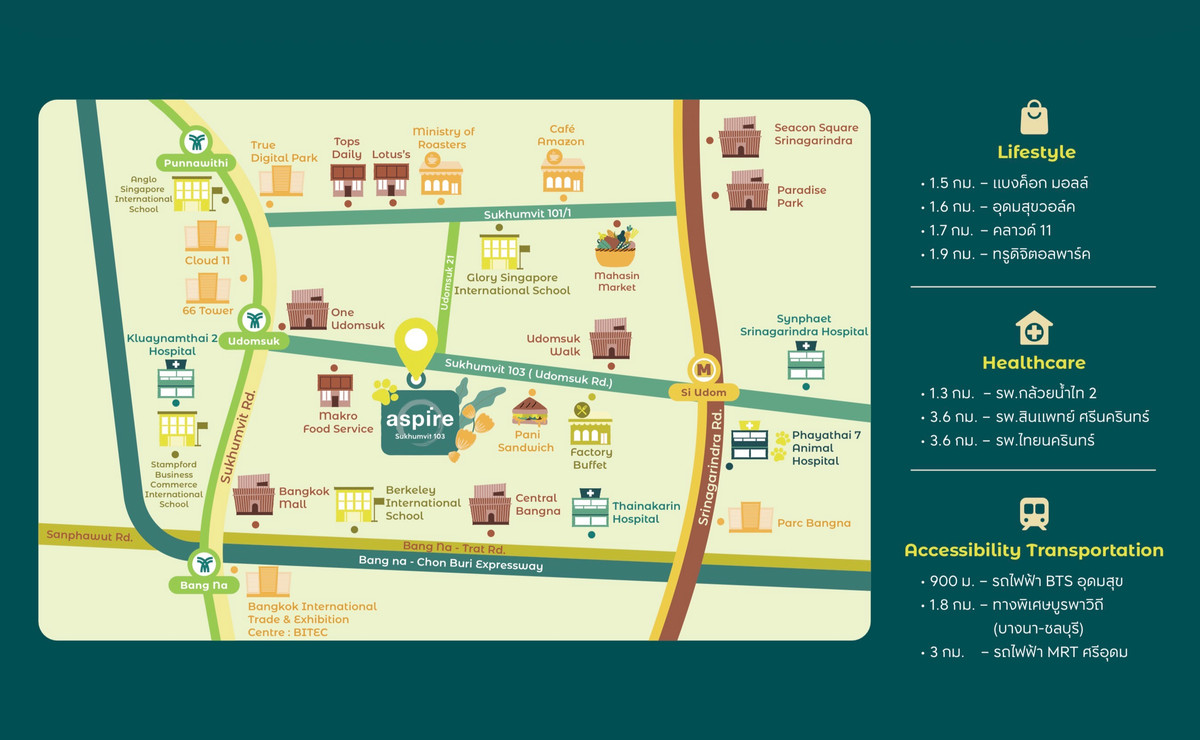 คอนโดบางนา แบริ่ง ลาซาล : 𝐍𝐞𝐰 𝐏𝐫𝐨𝐣𝐞𝐜𝐭 𝐰𝐢𝐭𝐡 𝐏𝐞𝐭 𝐅𝐫𝐢𝐞𝐧𝐝𝐥𝐲 : 𝐀𝐬𝐩𝐢𝐫𝐞 𝐒𝐮𝐤𝐡𝐮𝐦𝐯𝐢𝐭 𝟏𝟎𝟑, 𝙁𝙪𝙡𝙡𝙮 𝙁𝙞𝙩𝙩𝙚𝙙 , 𝟏 𝘽𝙚𝙙 ,𝟑𝟎 𝐬𝐪.𝐦., 𝙋𝙧𝙞𝙘𝙚 𝟐.𝟓𝟗𝙈𝘽  ☎️ 𝟎𝟗𝟓𝟗𝟒𝟏𝟓𝟗𝟗𝟗 