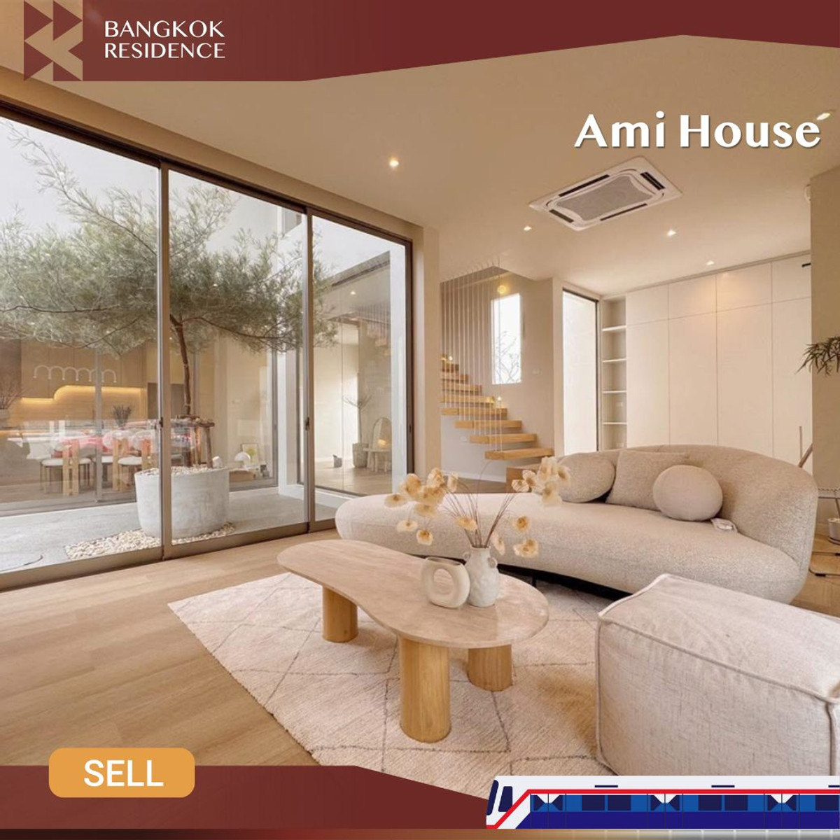For SaleHouseNawamin, Ramindra : Ami House, Modern Café Home on Ramintra  ☕🏡 Near Central Ramindra