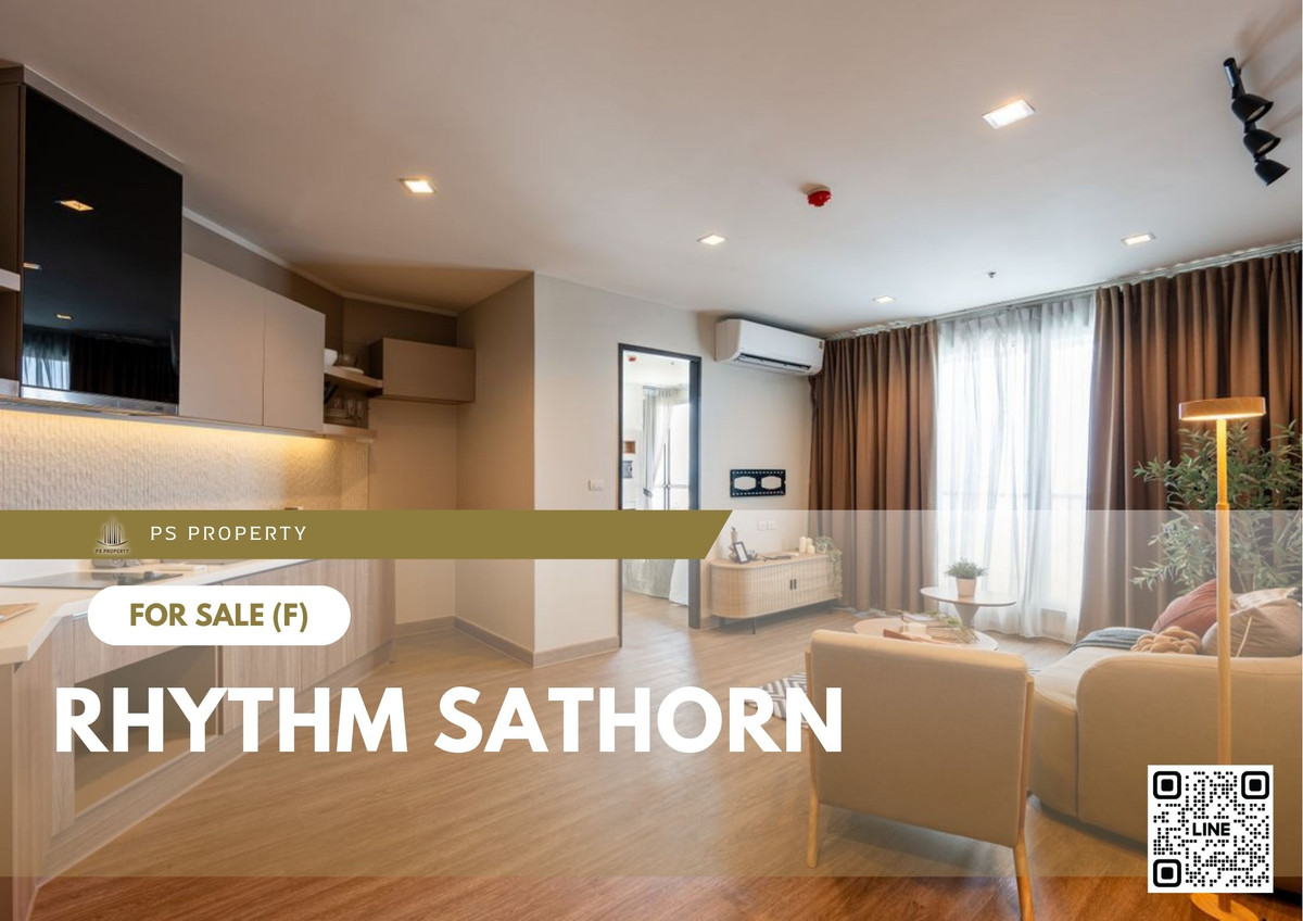 For SaleCondoSathorn, Narathiwat : Urgent sale 📍 Rhythm Sathorn 📍 3 bedrooms, 2 bathrooms, fully furnished and equipped, near BTS Saphan Taksin