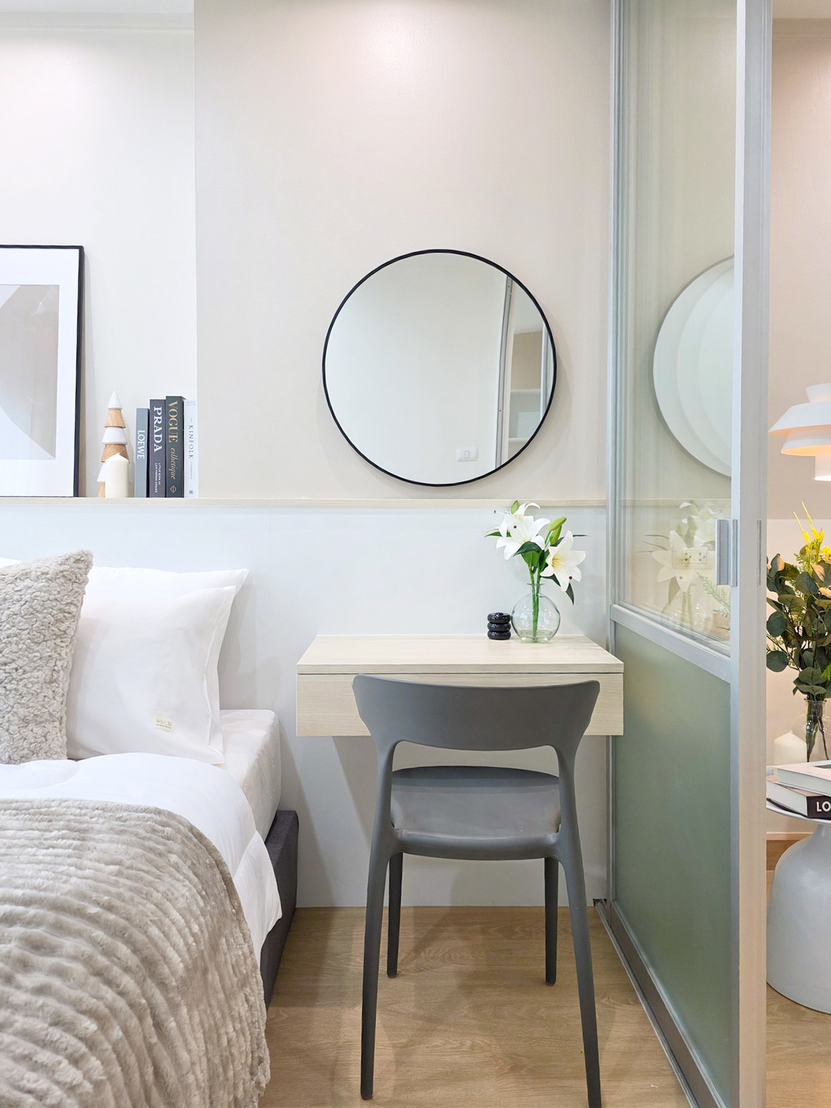 For SaleCondoBangna, Bearing, Lasalle : K-6619 Newly decorated room, high floor, ready to move in, near Mega Bangna.