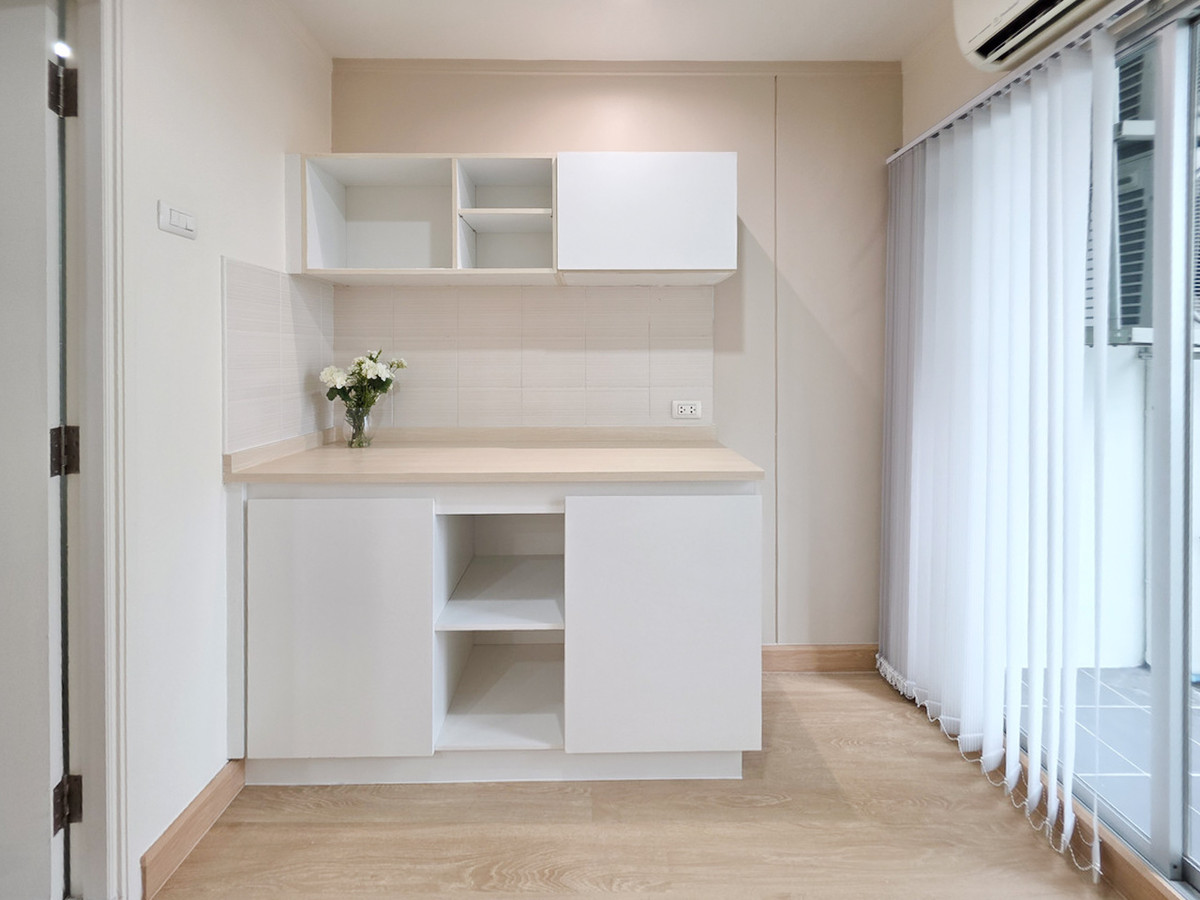 For SaleCondoBangna, Bearing, Lasalle : K-6619 Newly decorated room, high floor, ready to move in, near Mega Bangna.