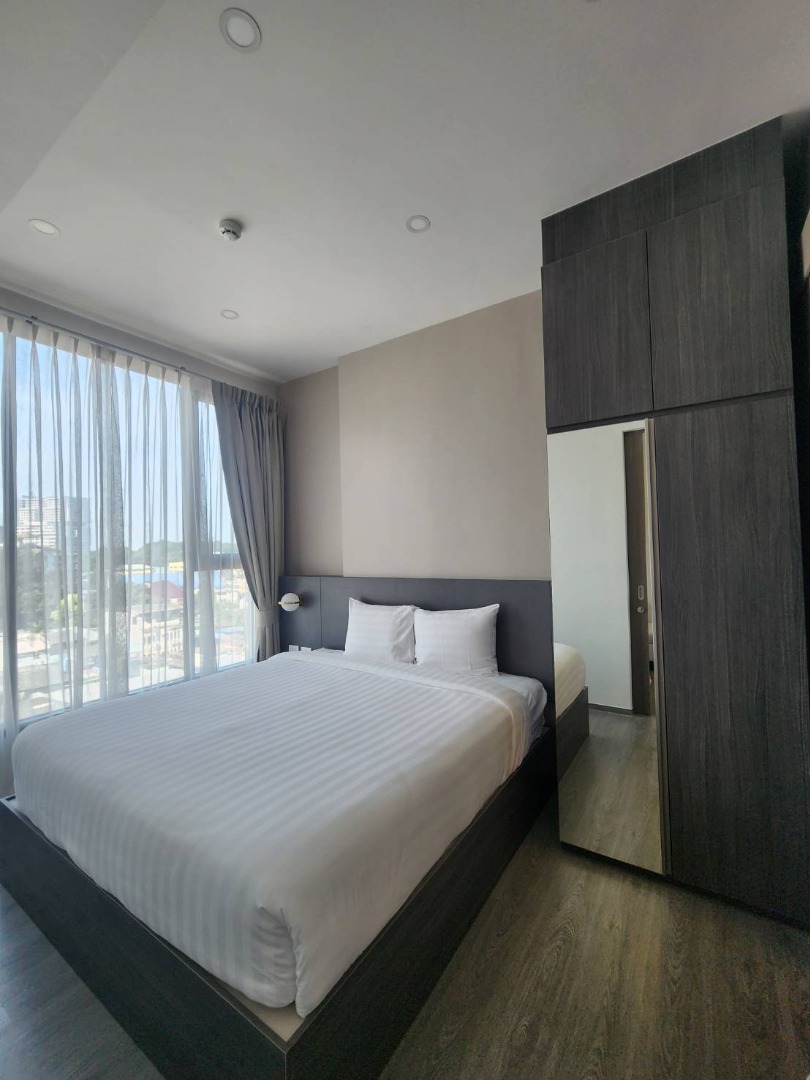 For RentCondoSriracha Laem Chabang Ban Bueng : 🔥Urgent rental🔥 Hampton Sriracha Condo, 32 sq m., fully furnished, ready to move in immediately.