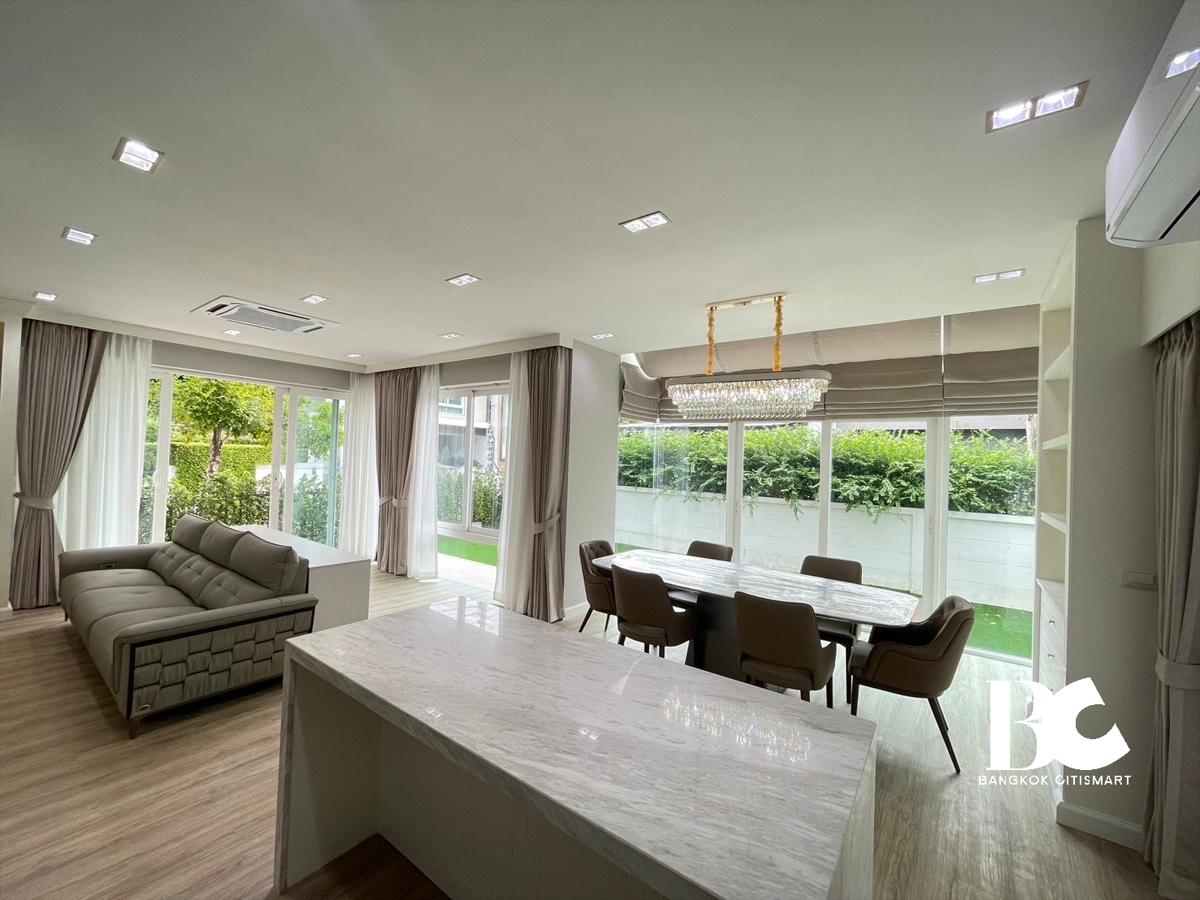 ขายบ้านบางนา แบริ่ง ลาซาล : 🔥ขายด่วน🔥ลัดดารมย์ บางนา* ใกล้ Mega บางนา เฟอร์นิเจอร์ครบ พร้อมเข้าอยู่