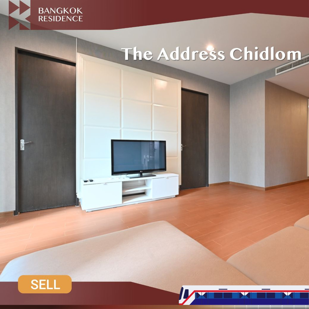 For SaleCondoWitthayu, Chidlom, Langsuan, Ploenchit : 🏙 The Address Chidlom - Spacious Fully-Furnished Unit, Ready to Move In, in Central Chidlom, ✨ Near BTS Chidlom