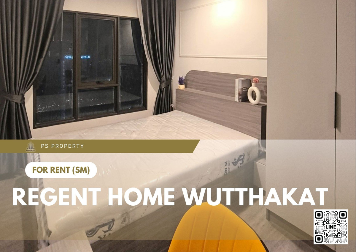 For RentCondoThaphra, Talat Phlu, Wutthakat : For rent 📍 Regent Home Wutthakat 📍 Fully furnished and equipped, near BTS Wutthakat