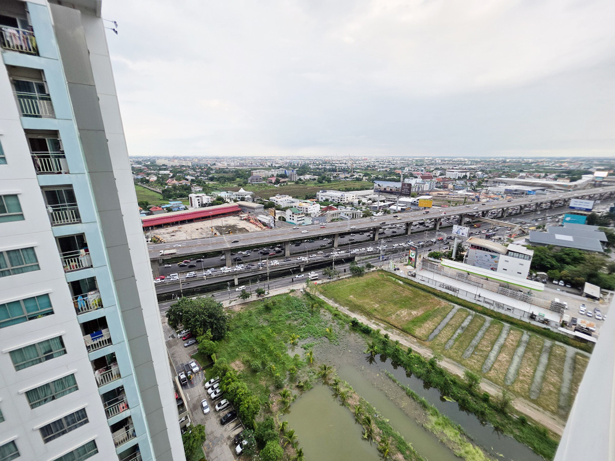 For SaleCondoBangna, Bearing, Lasalle : K-6619 Newly decorated room, high floor, ready to move in, near Mega Bangna.