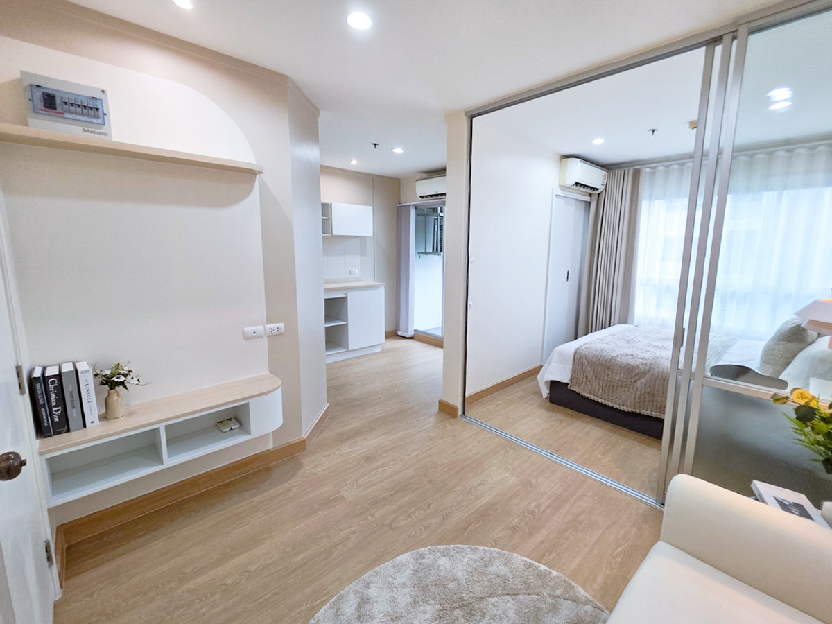 For SaleCondoBangna, Bearing, Lasalle : K-6619 Newly decorated room, high floor, ready to move in, near Mega Bangna.