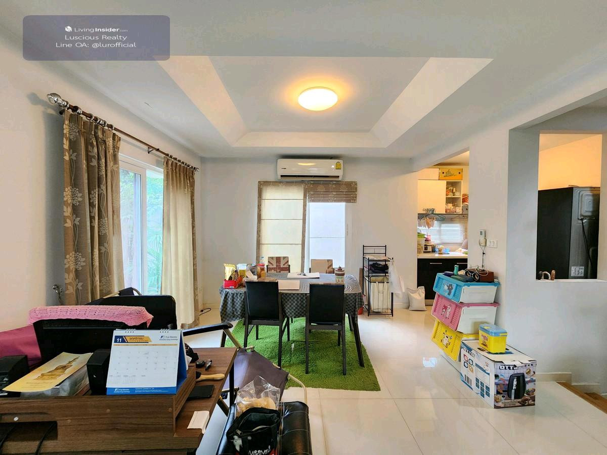 For SaleHouseNonthaburi, Bang Yai, Bangbuathong : Single house for sale, Chaiyaphruek Village, Pinklao-Kanchana  ✅️ Behind the corner, at the end of the alley, easy parking in front of the house, another 1 car  ✅️ House facing south, good wind  ✅️ Near the front of the village