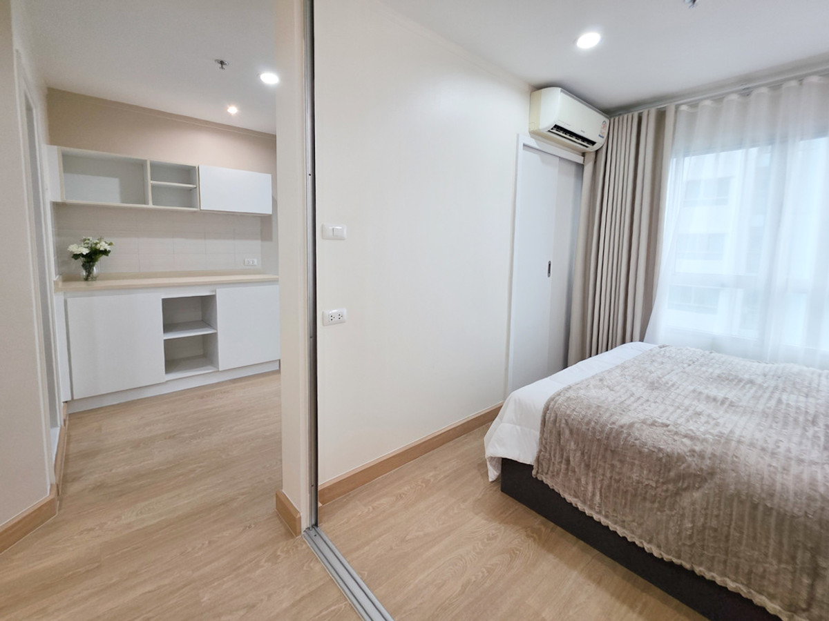For SaleCondoBangna, Bearing, Lasalle : K-6619 Newly decorated room, high floor, ready to move in, near Mega Bangna.