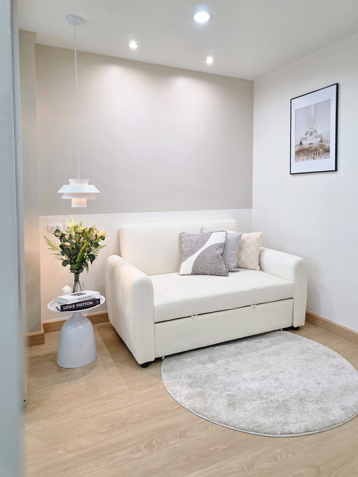 For SaleCondoBangna, Bearing, Lasalle : K-6619 Newly decorated room, high floor, ready to move in, near Mega Bangna.