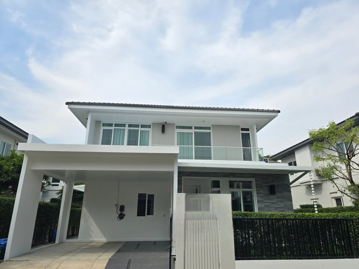 ให้เช่าบ้านบางนา แบริ่ง ลาซาล : ให้เช่าบ้านเดี่ยว มัณฑนา 2 บางนา กม.7 แต่งสวย ราคาดี เฟอร์ครบพร้อมเข้าอยู่ ( SPSEVE1428 )