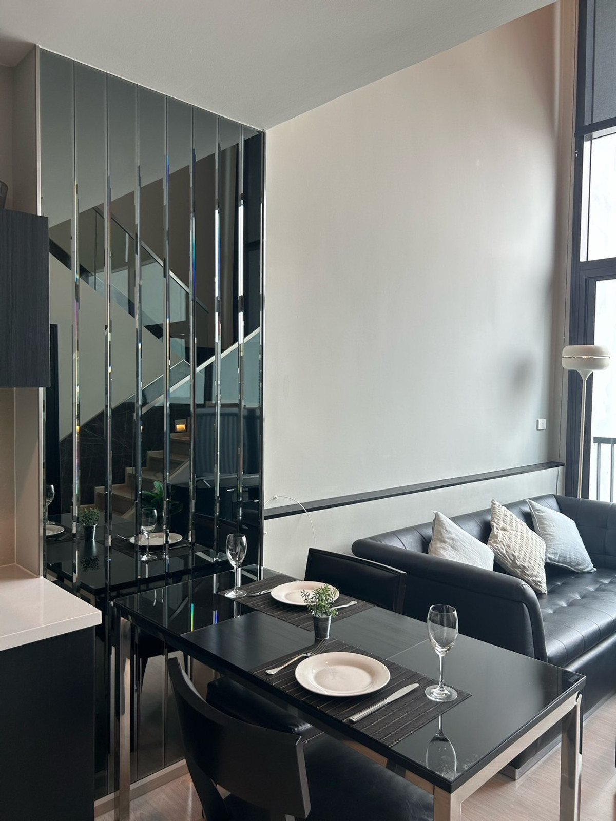 ให้เช่าคอนโดอ่อนนุช อุดมสุข : ให้เช่าคอนโด Rhythm Sukhumvit 44/1 ห้อง duplex ตกแต่งครบ ติด BTS พระโขนง พร้อมเข้าอยู่