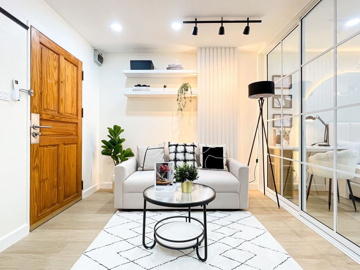 ขายคอนโดรัชดา ห้วยขวาง : K-6620 RARE UNIT ห้องสวยตกแต่งใหม่ รัชดาซิตี้ คอนโด วิวสระว่ายน้ำ ใกล้ MRT ห้วยขวาง