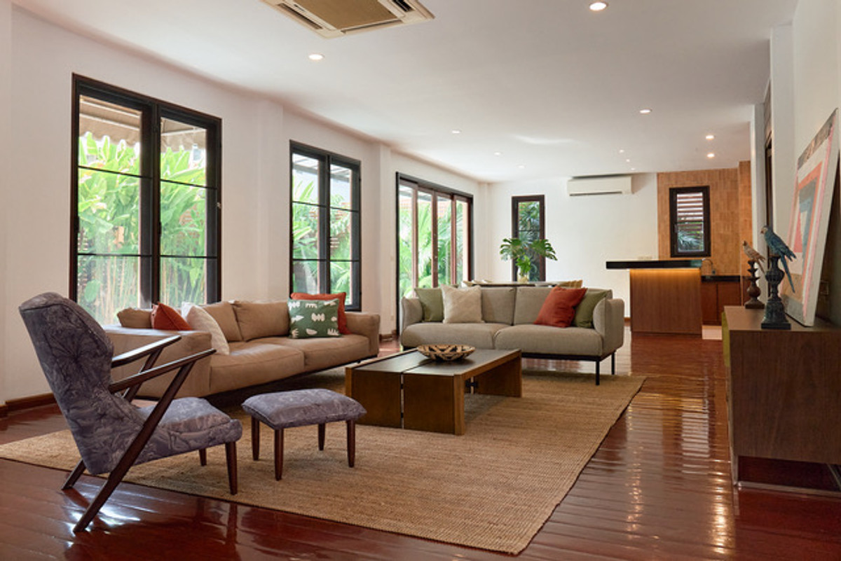 For RentHouseSukhumvit, Asoke, Thonglor : ✨Single house for rent Ekkamai-Thonglor-Sukhumvit, 4 bedrooms, beautiful house, fully furnished. There is a private swimming pool. Ready to move in