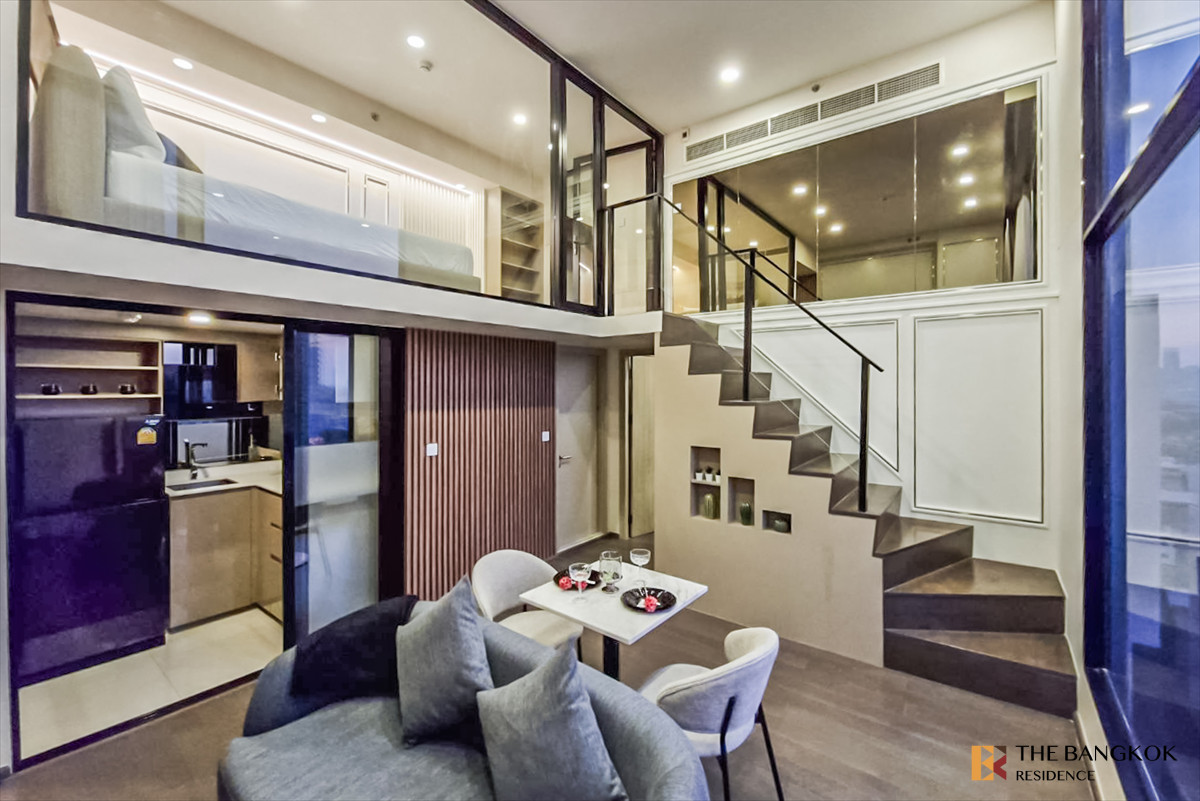 For SaleCondoRatchathewi,Phayathai : 🌆 Duplex 2-Bedroom Fully Furnished - Park Origin Ratchathewi 🚆 Near BTS Ratchathewi