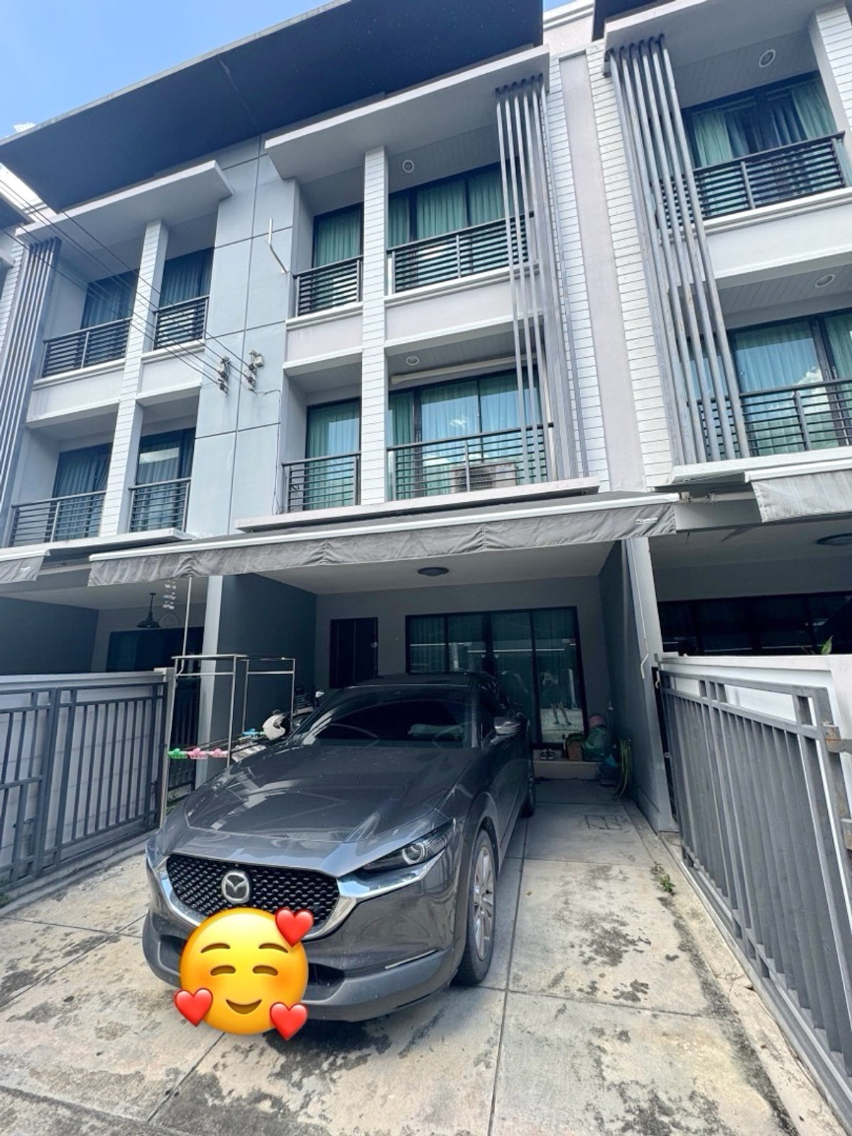 For RentTownhomeRattanathibet, Sanambinna : 3-story townhome for sale, Baan Klang Muang, Rattanathibet, Rattanathibet 17, near Central Rattana.